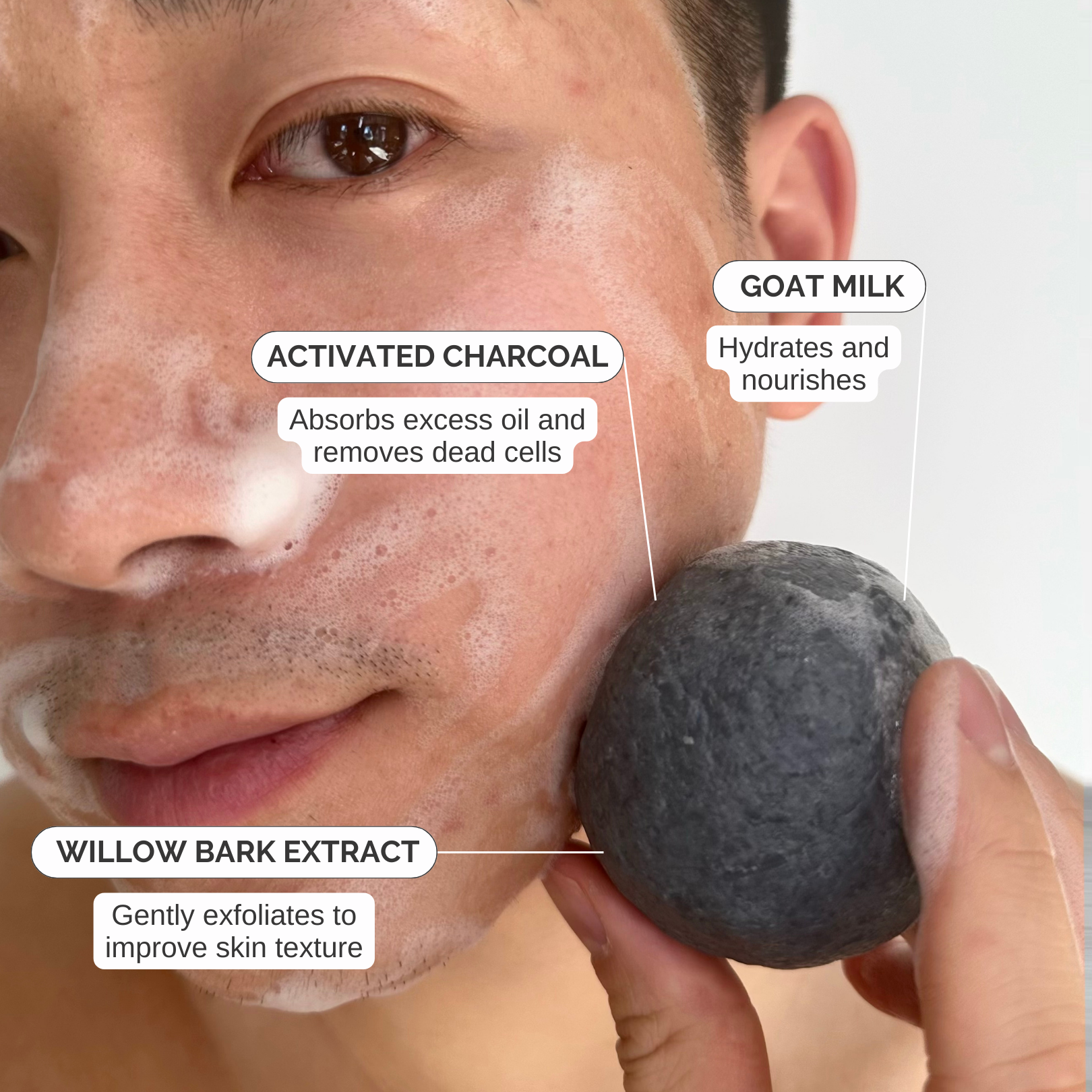 Charcoal Purifying Luxury Cleansing Bar