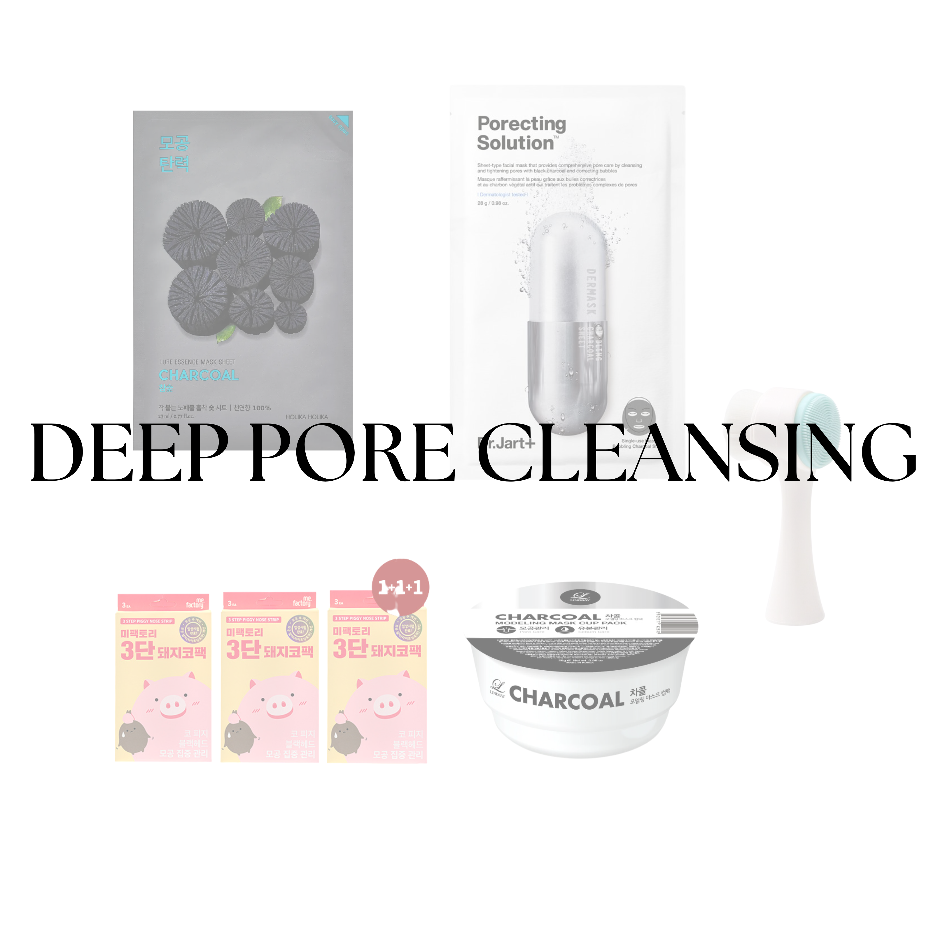 Deep Pore Cleansing Korean Mask Set