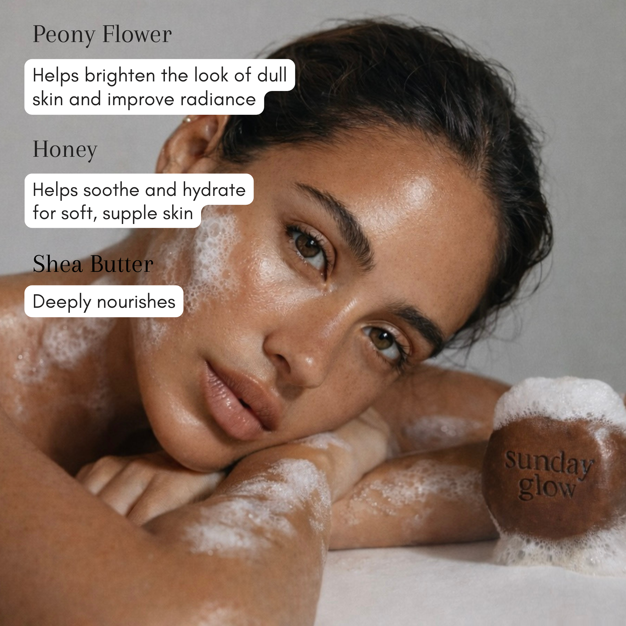 Peony Nourishing Luxury Cleansing Bar