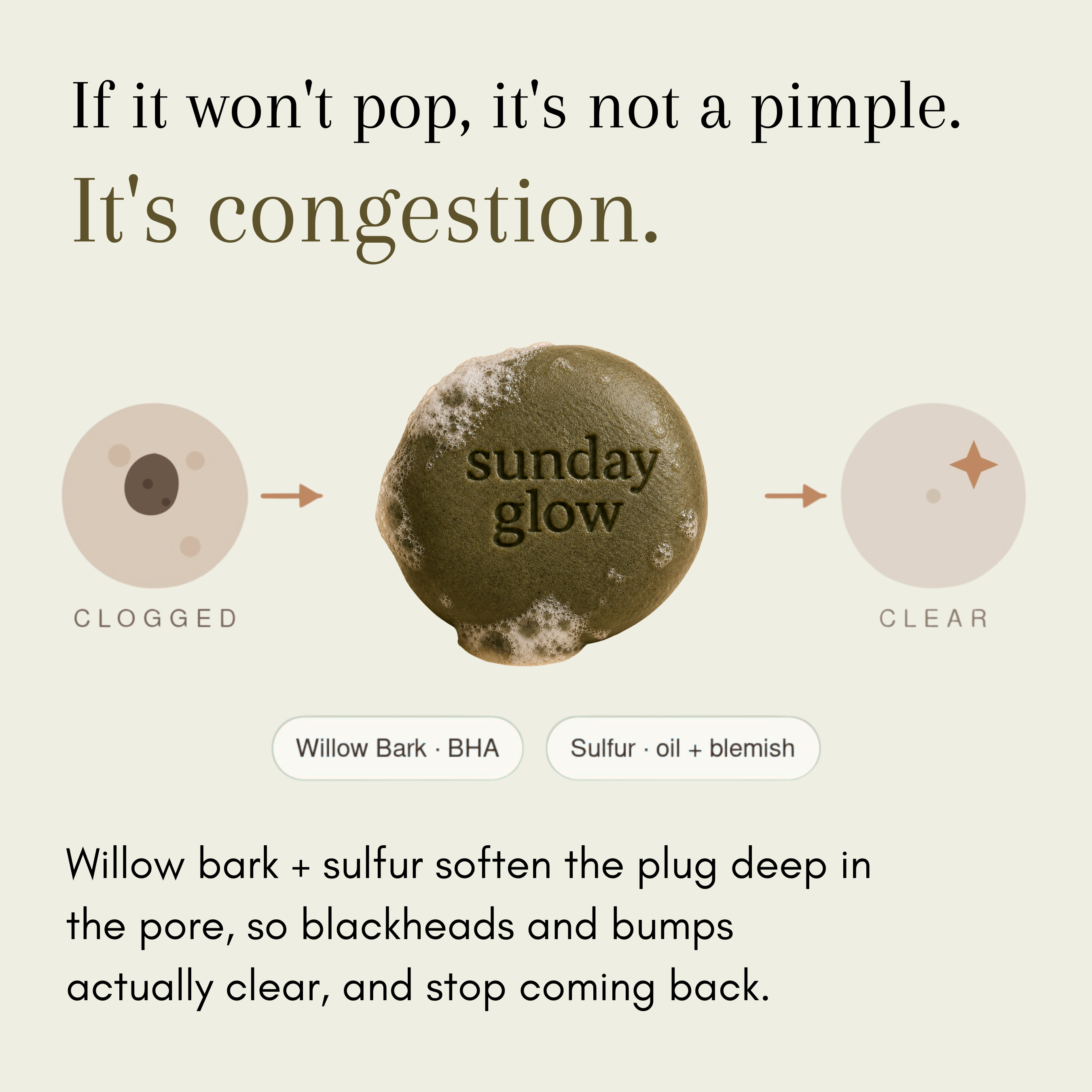 Willow Bark Pore-Smoothing Luxury Cleansing Bar - Coming Soon