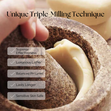 Load image into Gallery viewer, Rose+Milk Hydrating Luxury Cleansing Bar
